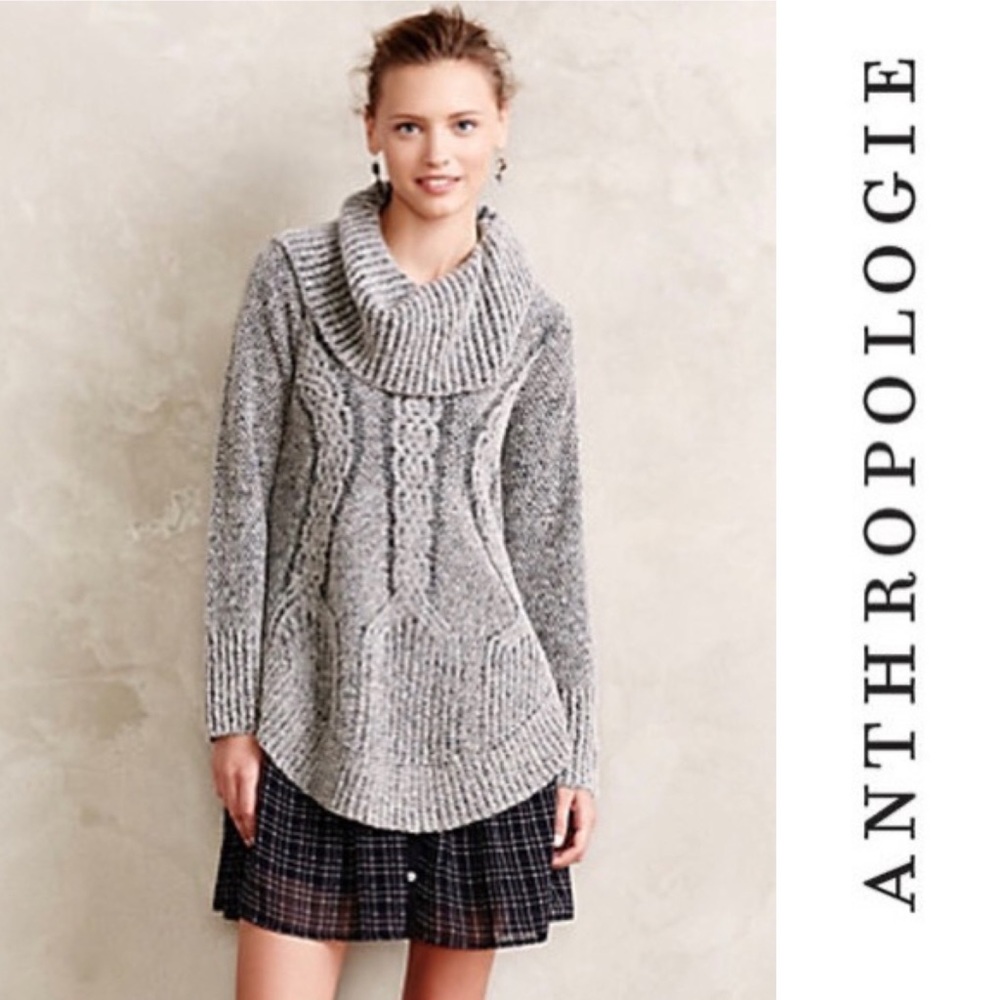 Anthropologie - Cabled Boucle Pullover
